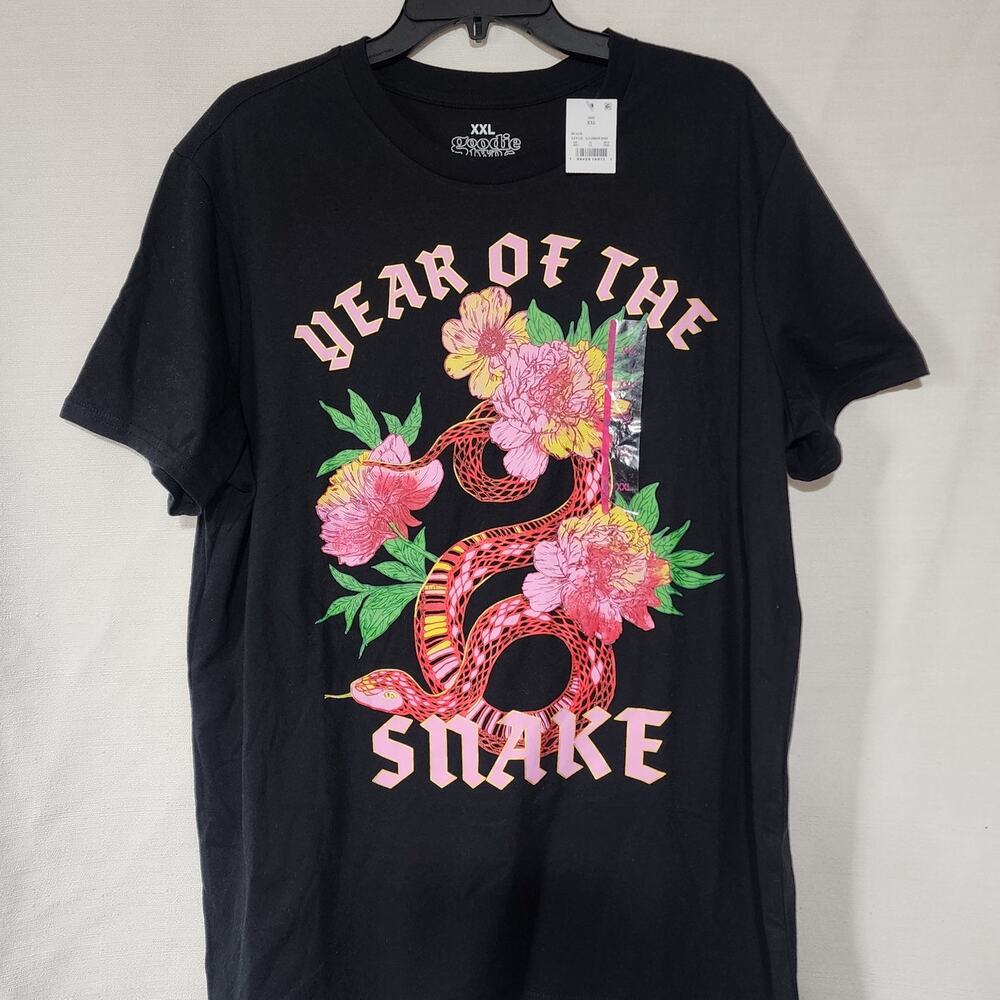 Goodie two sleeves year of snake shirt men's XXL